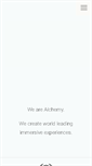 Mobile Screenshot of alchemyvr.com